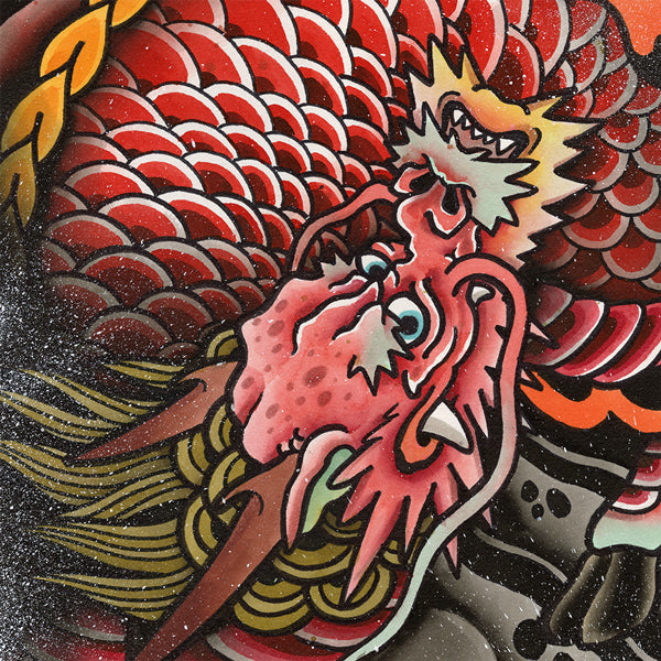 RED KIRIN PRINT