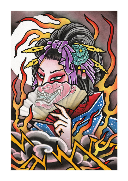 GEISHA PRINT