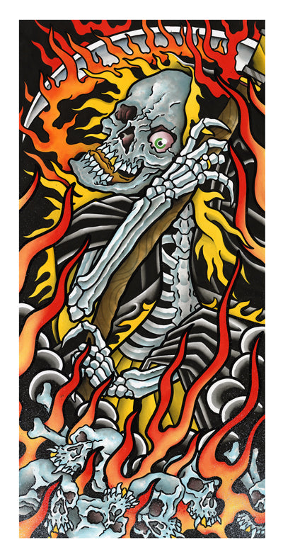 FLAMING REAPER PRINT