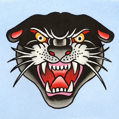 PANTHER HEAD PRINT